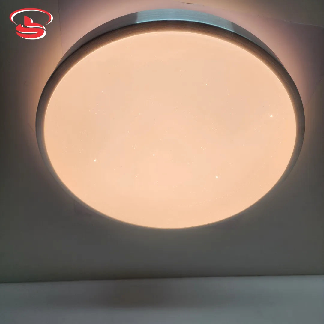 48w Galaxy Glow LED Ceiling Light Starry Sparkle Effect with Brushed Silver Rim for Modern South African Interiors.
Smart Life Lighting & Electrical
