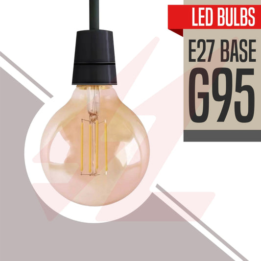 4W E27 LED Filament Bulb G95 3000K Warm White.
Smart Life Lighting & Electrical		