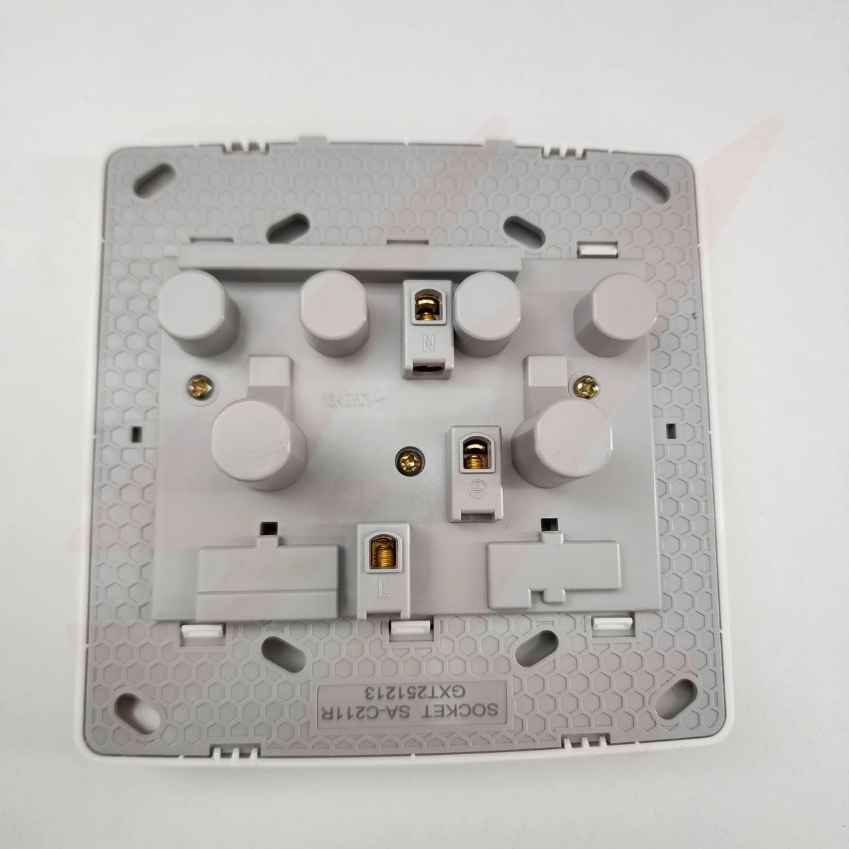 4×4 Double Socket White modren Wall Plate design.
Smart Life Lighting & Electrical		