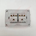 White 4 lever 1 way wall switch with modern rectangular design.
Smart Life Lighting & Electrical		