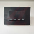 4 Lever 1 Way Switch black modern electrical wall switch.
Smart Life Lighting & Electrical		