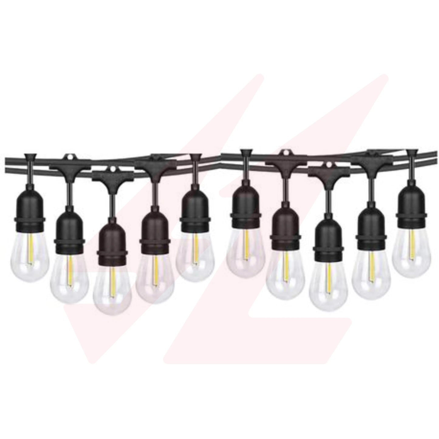 50m IP65 waterproof LED string light with 100 transparent decorative hanging bulbs.
Smart Life Lighting & Electrical