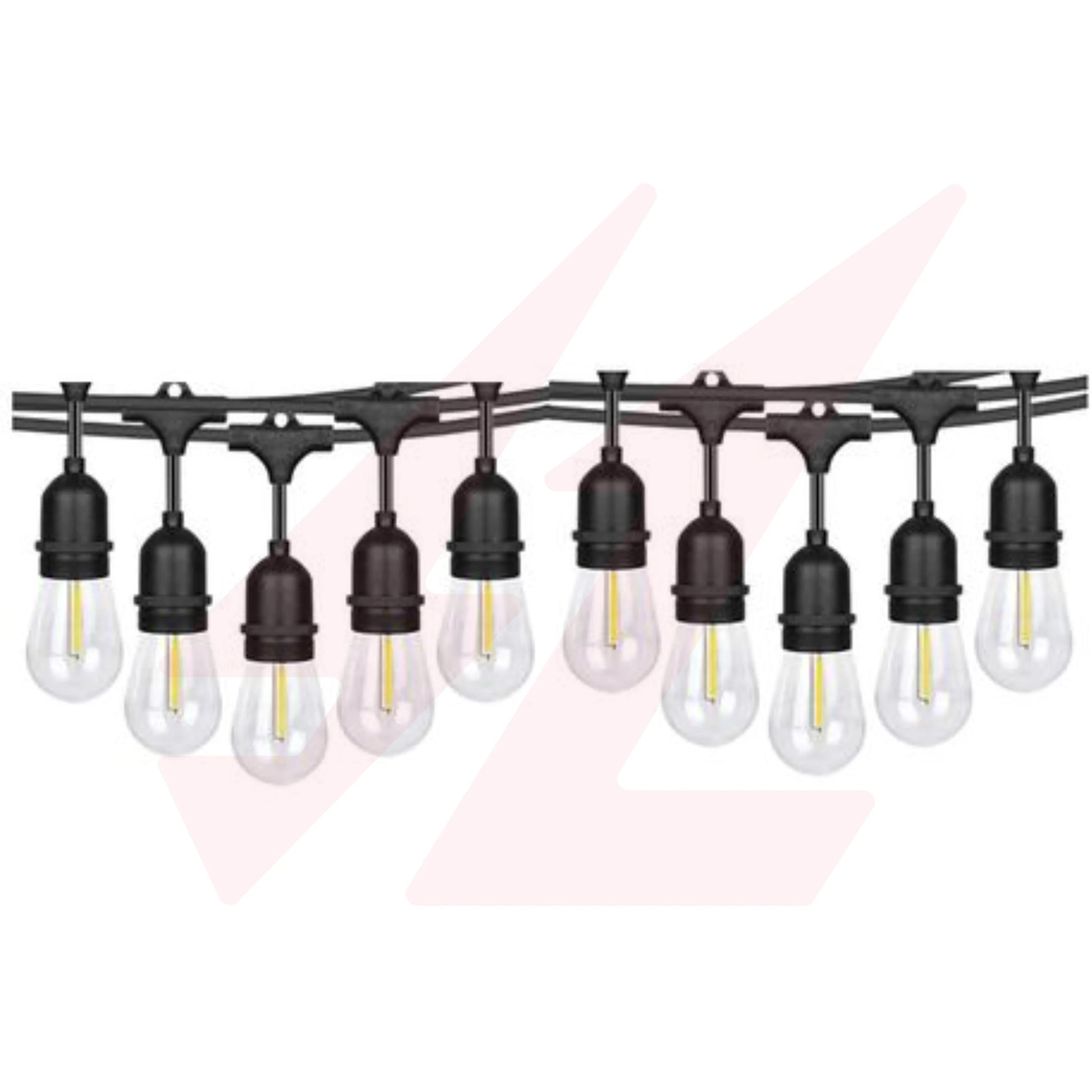 50m IP65 waterproof LED string light with 100 transparent decorative hanging bulbs.
Smart Life Lighting & Electrical