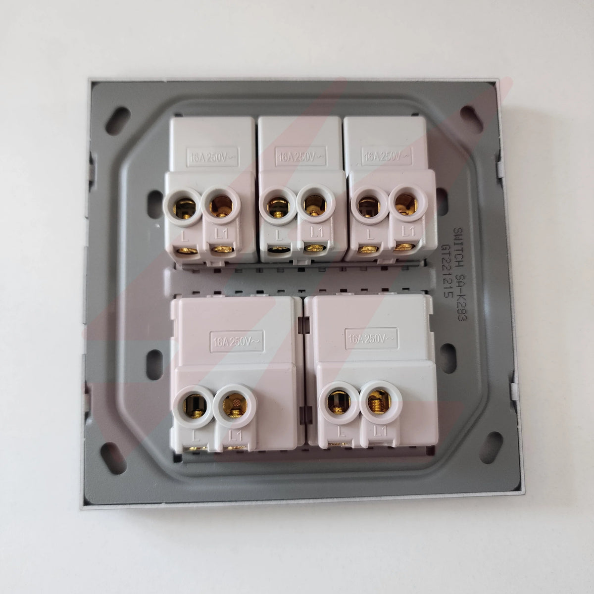 5 Lever 1 Way Switch black modern electrical wall switch.
Smart Life Lighting & Electrical		