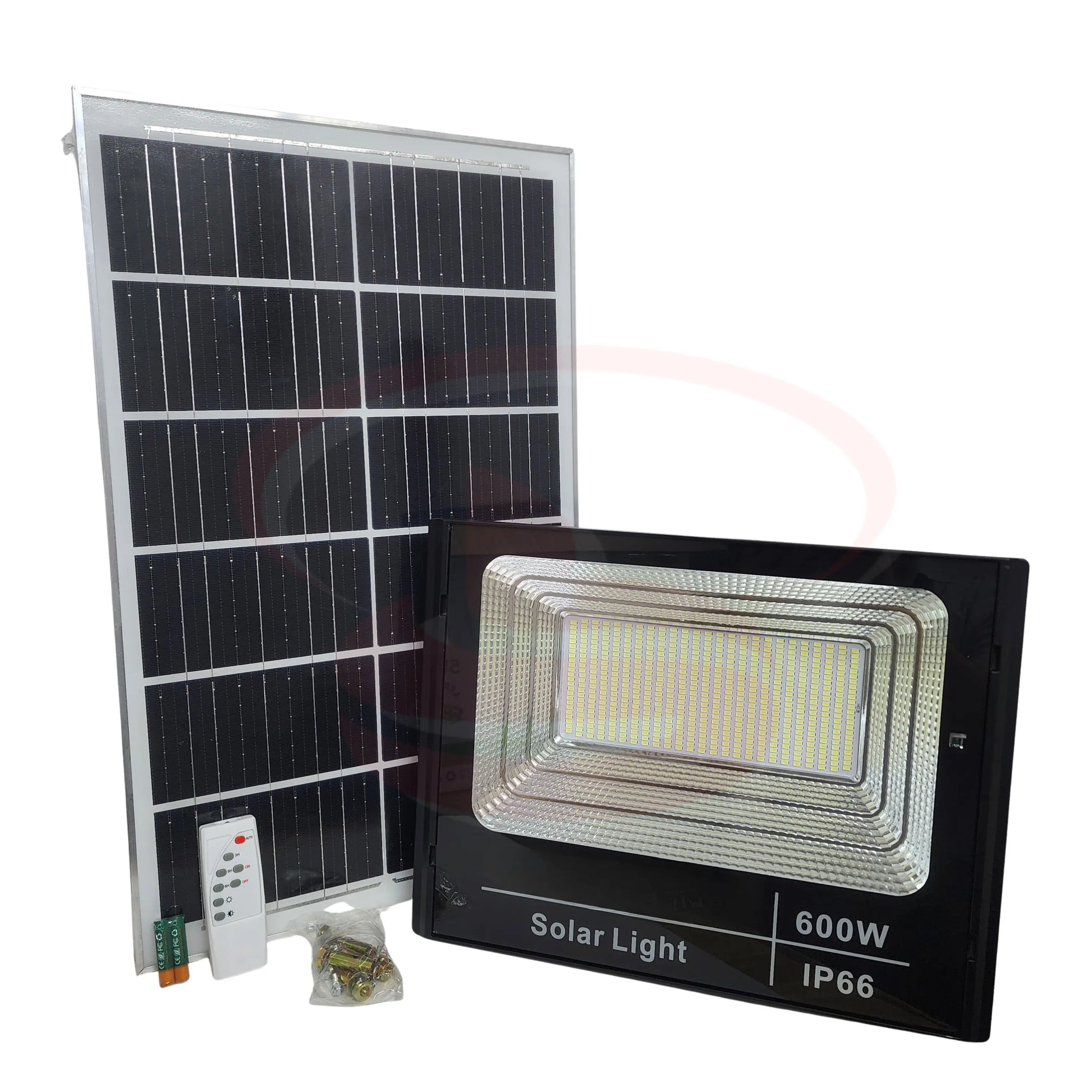 600W Solar Flood Light with Remote and Solar Panel – Outdoor Waterproof LED Security Light by Smart Life Lighting & Electrical