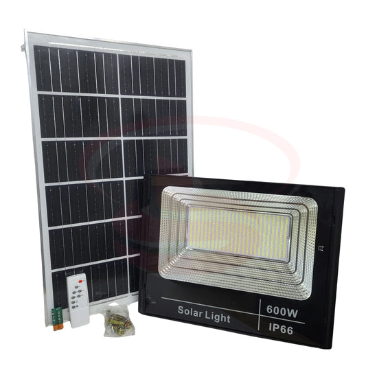 600W Solar Flood Light with Remote and Solar Panel – Outdoor Waterproof LED Security Light by Smart Life Lighting & Electrical