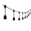 7.5M Outdoor String Lights Wire With 12 E27 Bulb Holders - Mr.Smart SA's Best Online Shopping Store