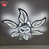 Modern 73w LED ceiling light featuring five leaf-shaped LED panels with crystal accents, combining pendant charm with energy-efficient design.
Smart Life Lighting & Electrical