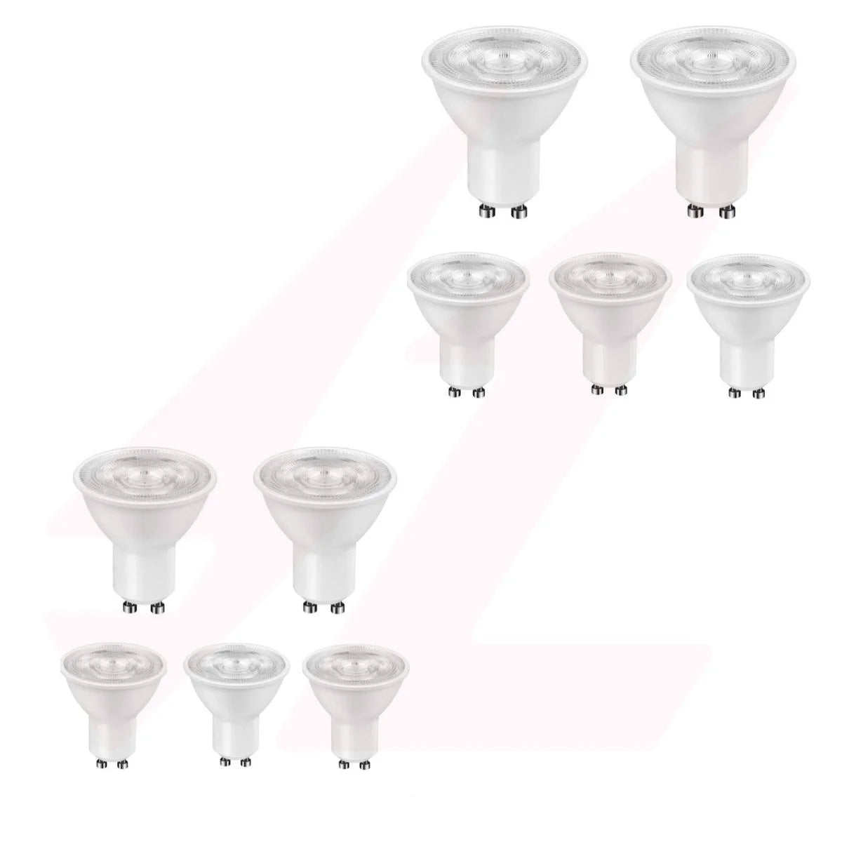 7W GU10 Cool White Dimmable LED Downlight Globe with white body and GU10 base.
Smart Life Lighting & Electrical