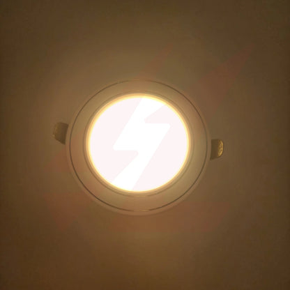 7W Three-Color LED Concealed Downlight White with 90mm cut-out, IP20 rated.
Smart Life Lighting & Electrical		