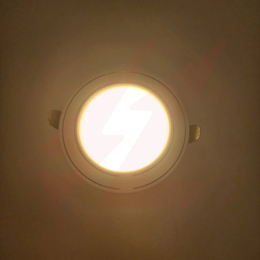 7W Three-Color LED Concealed Downlight White with 90mm cut-out, IP20 rated.
Smart Life Lighting & Electrical		