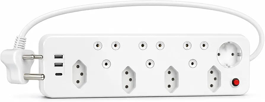 8-Way Multi-Plug Power Extension with 2 USB Ports and 1 Type-C Port.
Smart Life Lighting & Electrical