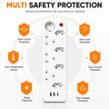 8-Way Multi-Plug Power Extension with 2 USB Ports and 1 Type-C Port.
Smart Life Lighting & Electrical