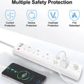 8-Way Multi-Plug Power Extension with 3 USB-A Ports and Overload Protection.
Smart Life Lighting & Electrical