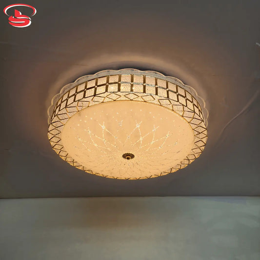 Modern CE-011 LED ceiling light with crystal-cut border, 3-colour changing illumination, and a soothing blue night glow for elegant home lighting.
Smart Life Lighting & Electrical
