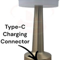 Elegant cone-shaped rechargeable LED table lamp with brushed metallic finish, 3 colour dimmable modes and Type-C Charging – modern home and restaurant lighting in South Africa.
Smart Life Lighting & Electrical