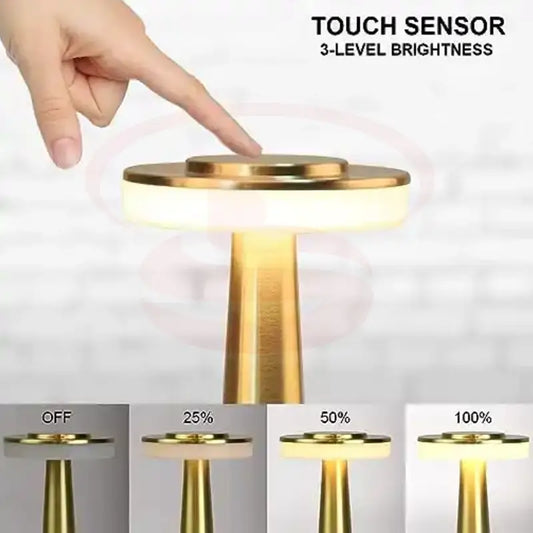 Elegant cone-shaped rechargeable LED table lamp with brushed metallic finish, 3 colour dimmable modes and Type-C Charging – modern home and restaurant lighting in South Africa.
Smart Life Lighting & Electrical