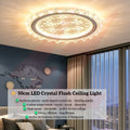 50cm Crystal Design Smart LED Ceiling Light 104W with Remote App Control and Adjustable Colour Temperature.
Smart Life Lighting & Electrical