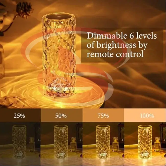 Crystal Diamond LED Table Lamp with 16 colour changing modes, 6 Brightness Levels, Rechargeable and Remote Controlled – Luxury Lighting Décor in South Africa.
Smart Life Lighting & Electrical