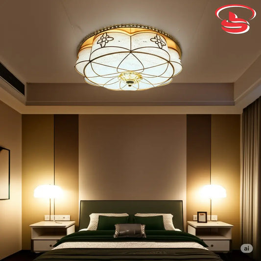 Crystal Golden Royal Petal 72w Color Changing LED Ceiling Light – Gold Floral Design with 3 Color Changing LED for Luxury South African Interiors.
Smart Life Lighting & Electrical