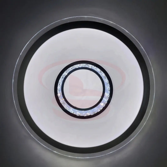 Modern CE-014 LED ceiling light with crystal inner ring and 3-colour changing LED illumination, perfect for stylish home lighting.
Smart Life Lighting & Electrical