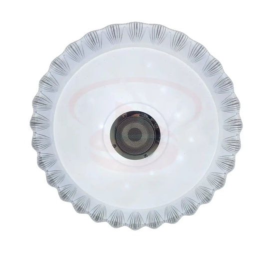 Stylish CE-009 ceiling light featuring crystal-patterned design, built-in Bluetooth speaker, and 3-colour changing LED illumination.
Smart Life Lighting & Electrical