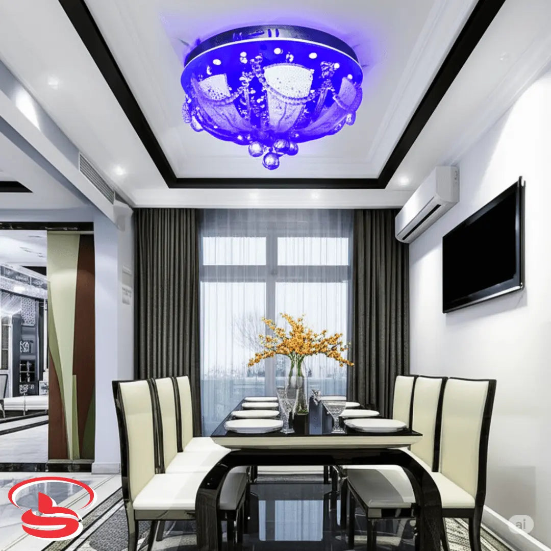 Crystal Glow Smart Bluetooth Chandelier Type Ceiling Light– Color Changing LED Ceiling Light with Crystal Drops for Modern South African Interiors
Smart Life Lighting & Electrical