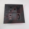 Black Euro USB double socket plug 4×4 with USB-A and USB-C charging ports.
Smart Life Lighting & Electrical		