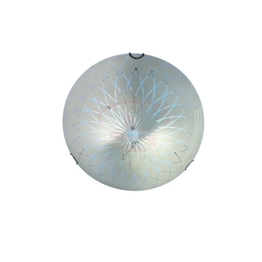 Flower petals glass ceiling light with frosted finish, flush mount fixture with optional 12W LED globes for modern home lighting.
Smart Life Lighting & Electrical