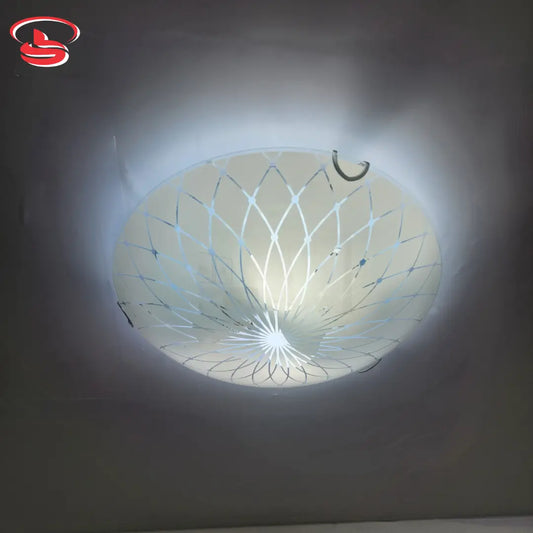 Flower petals glass ceiling light with frosted finish, flush mount fixture with optional 12W LED globes for modern home lighting.
Smart Life Lighting & Electrical