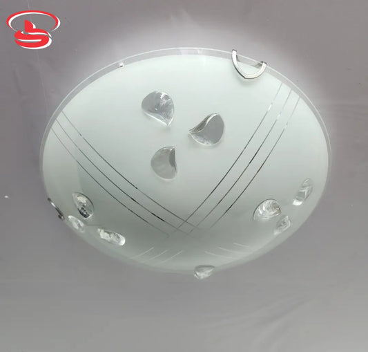 Modern glass dome ceiling light with chrome base, perfect for indoor home lighting in bedrooms, bathrooms, and hallways.
Smart Life Lighting & Electrical