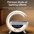BT-3401 G-Shape Multifunction Light With Alarm Clock, Wireless Charger & BT Speaker. - Mr.Smart SA's Best Online Shopping Store