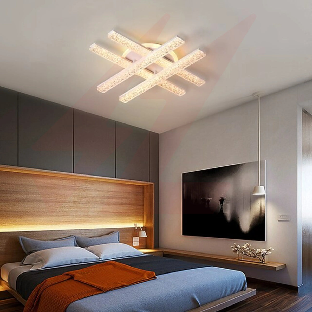 Hashtag Shape 70W LED Ceiling Light with Crystal Design and 3 Colour CCT.
Smart Life Lighting & Electrical