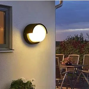 4W Round LED Outdoor Wall Lamp Warm White 3000K IP54 Waterproof Black Surface Mounted Light.
Smart Life Lighting & Electrical	