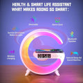Mini G Shape LED Lamp with Clock, Bluetooth Speaker, FM Radio, USB, Micro SD and Wireless Charging – Multi-Functional Smart Lamp.
Smart Life Lighting & Electrical