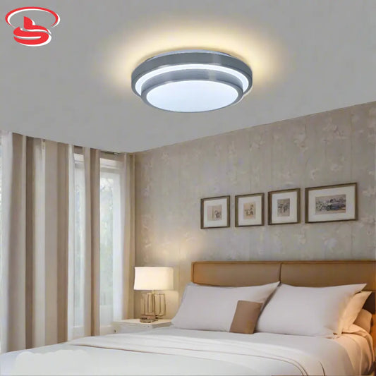 Modern 18w LED ceiling light with stylish double chrome border, offering bright and energy-saving cool white illumination.
Smart Life Lighting & Electrical