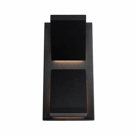 Modern Matte Shadow Beam Up & Down Warm White LED Wall Light