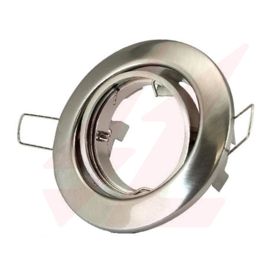 Moveable GU10 MR16 Silver Downlight Fitting for recessed ceiling lighting.
Smart Life Lighting & Electrical		