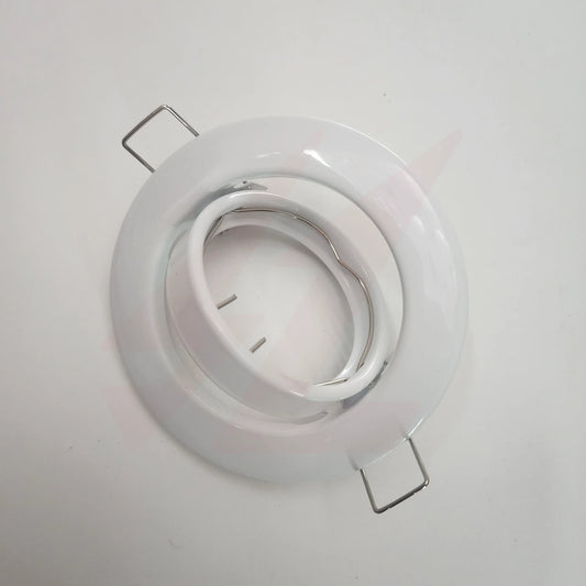 Moveable white GU10 MR16 adjustable downlight fitting for recessed ceiling lighting.
Smart Life Lighting & Electrical