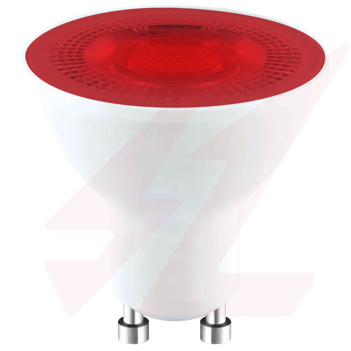 GU10 LED mood lighting spotlight bulb with red illumination.
Smart Life Lighting & Electrical		