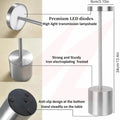 Silver portable rechargeable cordless LED table lamp with touch control and adjustable light head.
Smart Life Lighting & Electrical		