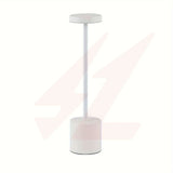 White Portable metal rechargeable cordless LED table lamp with touch control and adjustable light colors.
Smart Life Lighting & Electrical		