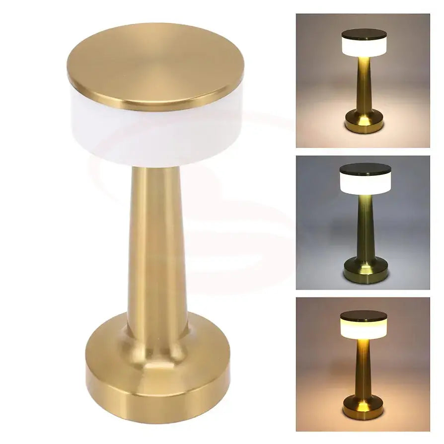 Premium golden rechargeable LED touch lamp with 3 colour modes and Type-C charging – modern round table lamp for bedroom, lounge, restaurant, and office décor in South Africa.
Smart Life Lighting & Electrical