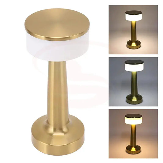 Premium golden rechargeable LED touch lamp with 3 colour modes and Type-C charging – modern round table lamp for bedroom, lounge, restaurant, and office décor in South Africa.
Smart Life Lighting & Electrical