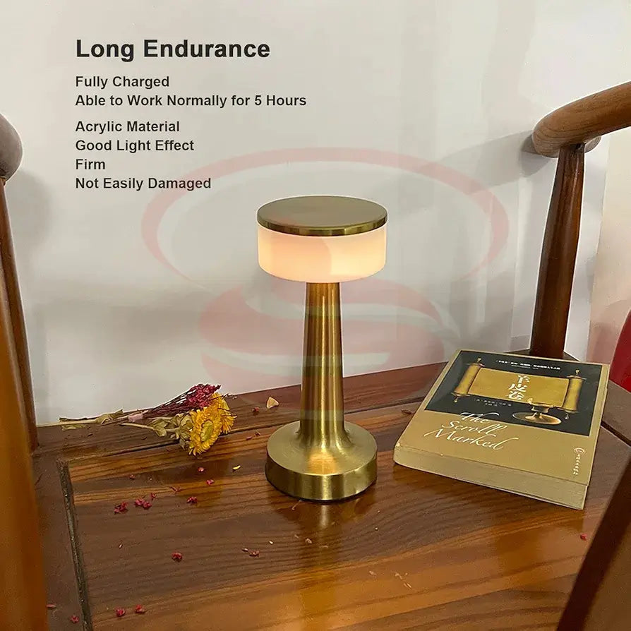 Premium golden rechargeable LED touch lamp with 3 colour modes and Type-C charging – modern round table lamp for bedroom, lounge, restaurant, and office décor in South Africa.
Smart Life Lighting & Electrical