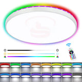 A sleek round RGB LED ceiling light with full-spectrum colour-changing capabilities, remote control functionality, and dimmable light settings for a customizable lighting experience.
Smart Life Lighting & Electrical