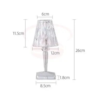 Crystal Touch Table Lamp Rechargeable LED with 7+ colour Changing Modes & Diamond Crystal Design.
Smart Life Lighting & Electrical