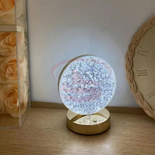 Round shape crystal touch table lamp – rechargeable with 3 colour modes (Cool White, Crystal White & Warm White)
Smart Life Lighting & Electrical