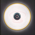 Modern ceiling light with integrated Bluetooth speaker, white LED lighting, and a glowing gold ring edge – combines audio and lighting in a minimal design.
Smart Life Lighting & Electrical