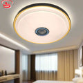 Modern ceiling light with integrated Bluetooth speaker, white LED lighting, and a glowing gold ring edge – combines audio and lighting in a minimal design.
Smart Life Lighting & Electrical